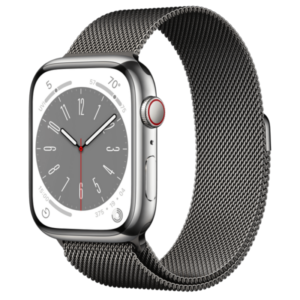 Apple Watch Series 8 45 мм • миланская петля графитового цвета